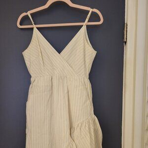 Marissa Webb Striped, White Dress